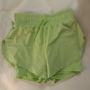 GymShark V2 Neon Green Speed Shorts